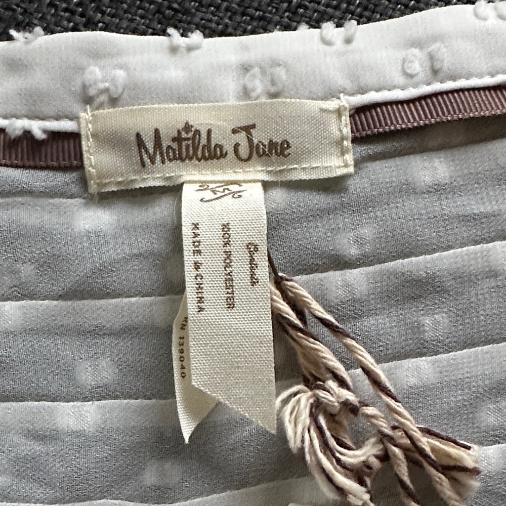 NWT Matilda Jane Cream Button-Up Blouse - Picture 3 of 9